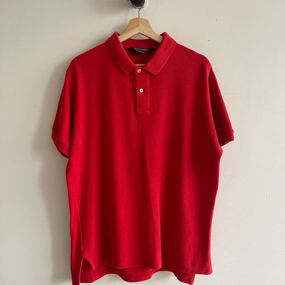 Vintage Red Polo from Bloomingdales, Size M